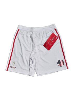 NWT | Official FIFA World Cup Qatar 2022 USA Kids Soccer Shorts | Size 5/6
